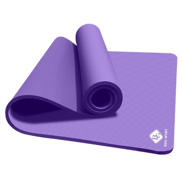 B&G Yoga Mat เสื่อโยคะ สำหรับออกกำลังกาย หนา 8MM, 10MM, 15MM รุ่น 6016