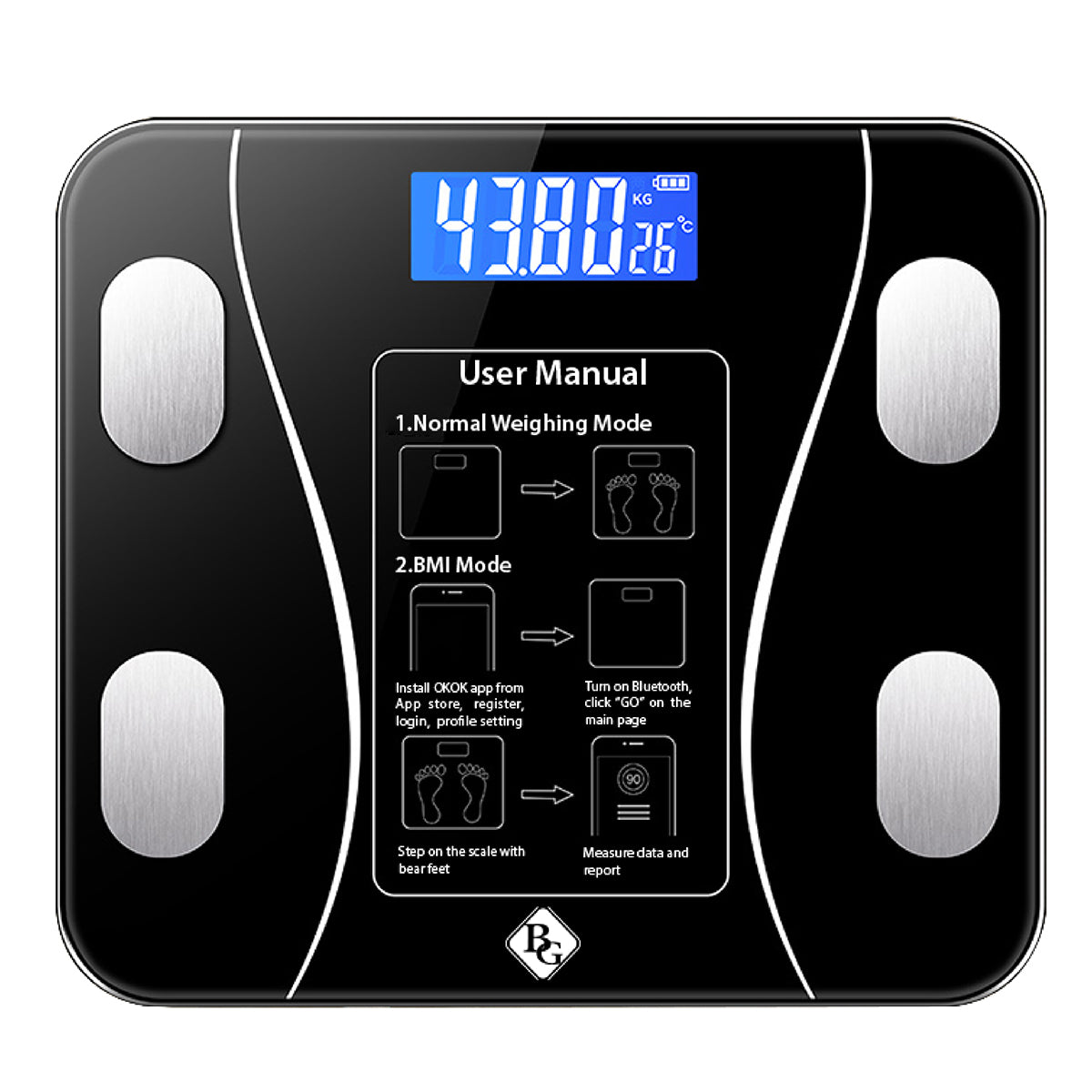B&G Weight Scale เครื่องชั่งน้ำหนักดิจิตอล รุ่น 2022A – HTD MEDIA CO.,LTD